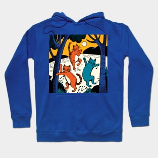 Dancing Cats Hoodie